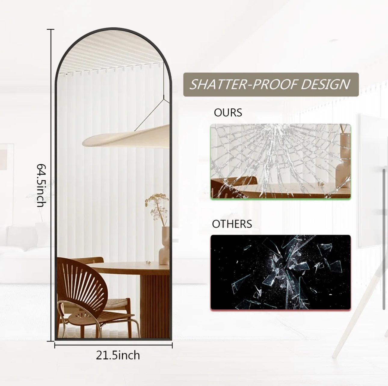 Aria Arch Full-Length Mirror