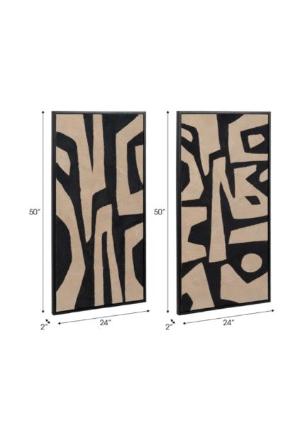 Urban Echoes – Abstract Wall Art Duo