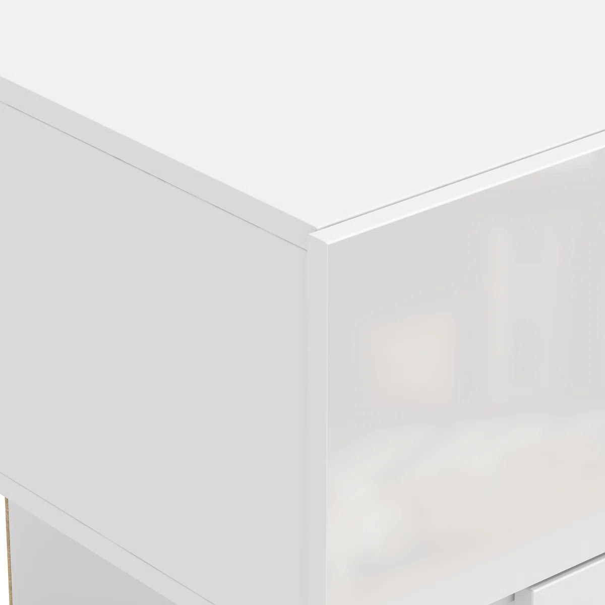 8 Drawer Double Dresser With High Gloss Surface