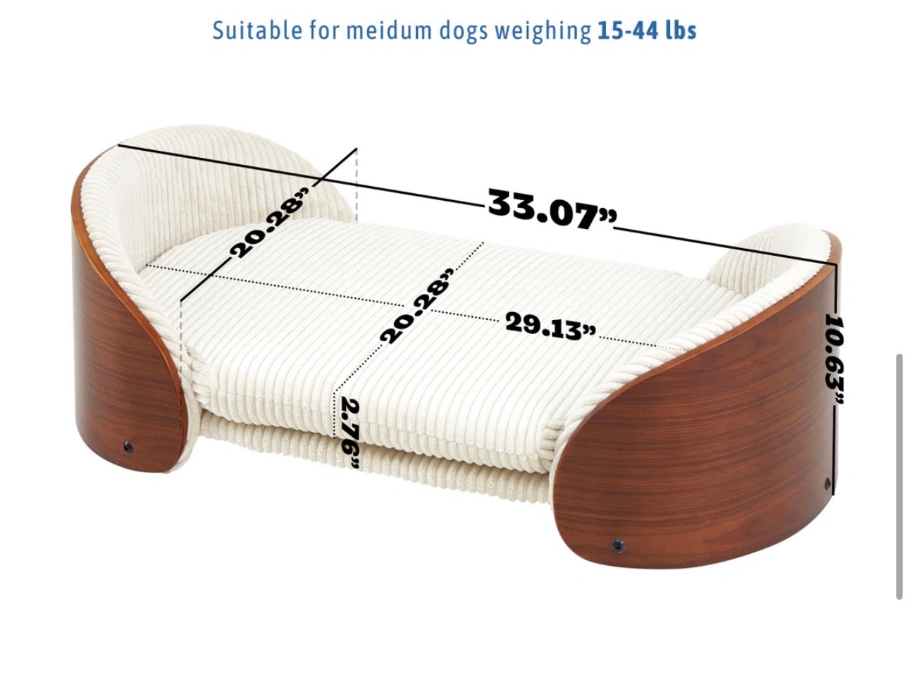 CozyPaw Luxe Pet Sofa