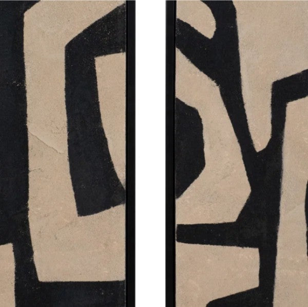 Urban Echoes – Abstract Wall Art Duo