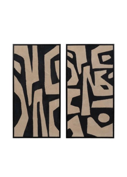 Urban Echoes – Abstract Wall Art Duo