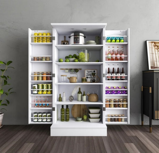 Modern Luxe Multi-Storage Pantry Cabinet
